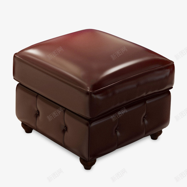 深棕色的家具沙发png免抠素材_新图网 https://ixintu.com 产品实物 坐凳 家具 家居 棕色 沙发 皮艺