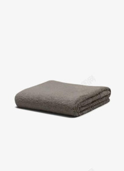 整齐的毛巾灰色实用耐用擦手巾高清图片