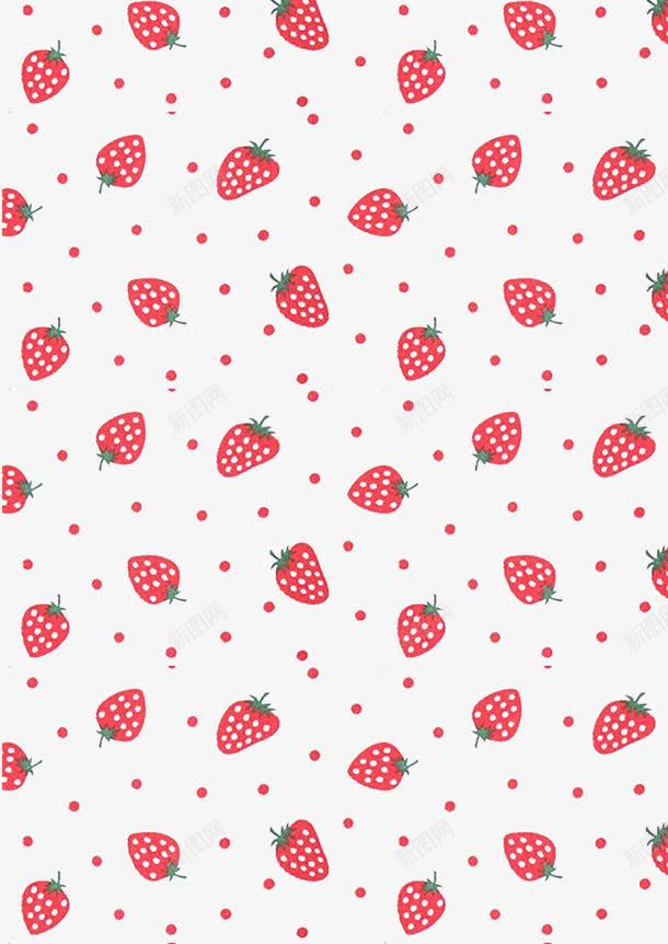 草莓底纹png免抠素材_新图网 https://ixintu.com PNG免费素材 少女心 手绘草莓底纹 草莓背景