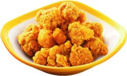 双11食品宣传单椒盐酥鸡高清图片