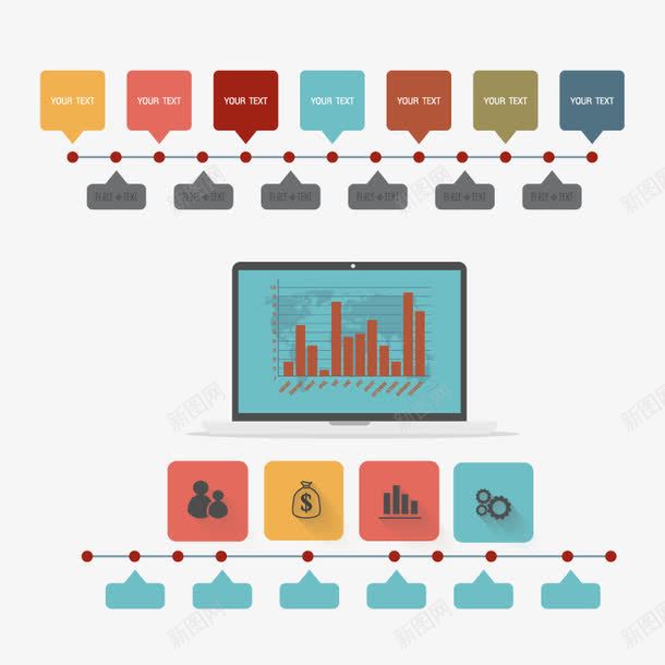 信息图表模板矢量图ai免抠素材_新图网 https://ixintu.com PPT PPT素材 信息图表 分类图表 图表 圆形图表 字母 归纳 排列 收集 目录 统计 矢量图