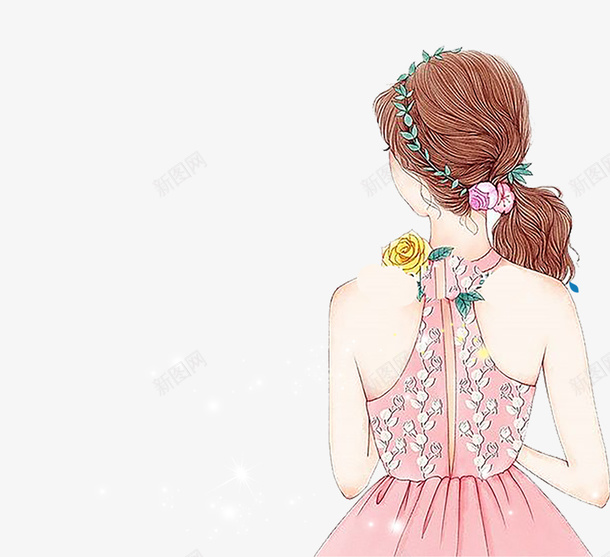 三八节人物手绘人物背影插画png图片免费下载 素材7qxqavqee 新图网 三八节人物手绘人物背影插画png图片免费下载 素材7qxqavqee 新图网
