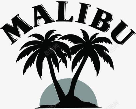 MALIBU酒LOGO图标图标