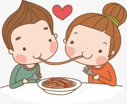 幸福爱情模板卡通情侣高清图片
