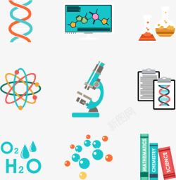 化学符号素材科学实验元素图标矢量图高清图片