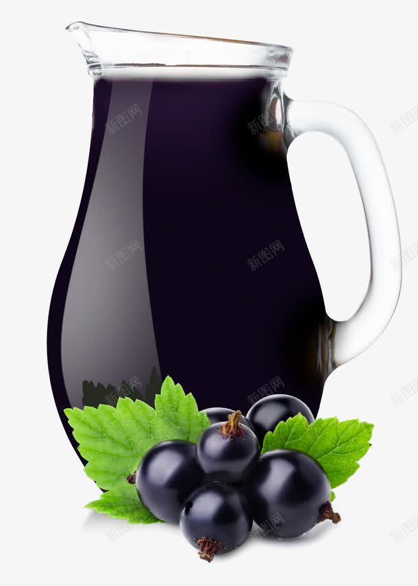 果汁png免抠素材_新图网 https://ixintu.com 杯子 水果 玻璃杯子 美味 美食 蓝莓 酒水 餐饮 饮料