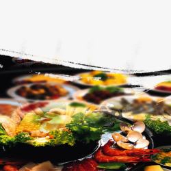 食物海鲜面素材中国美食高清图片