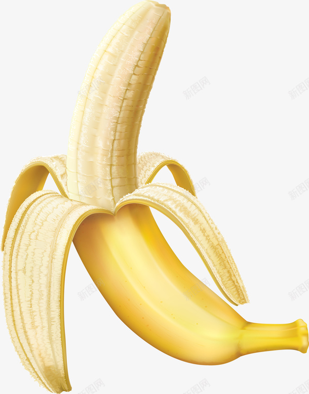 黄色简约剥皮香蕉png免抠素材_新图网 https://ixintu.com 免抠PNG 剥皮 大香蕉大 水果 简约 装饰图案 香蕉 黄色