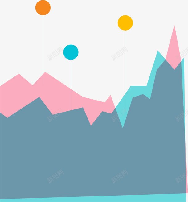 创意画册背景png免抠素材_新图网 https://ixintu.com 不规则图案 山峰 彩绘 炫彩背景 画册背景 画册设计