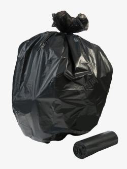 黑色垃圾袋扫尘收集素材