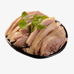 特产熟食产品实物肉嫩鲜美咸水鸭高清图片