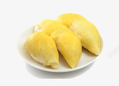 榴莲肉png免抠素材_新图网 https://ixintu.com 新鲜 水果 黄色