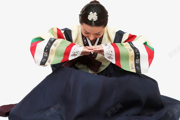 韩国传统礼仪png免抠素材_新图网 https://ixintu.com 传统文化 恭敬 朝鲜族 礼仪 礼貌