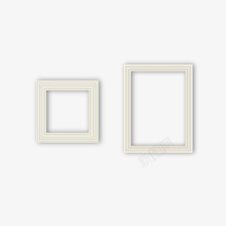 方形木质小棋盘白色木质欧式油画框高清图片