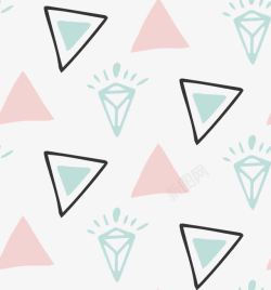 钻石形三角元素高清图片