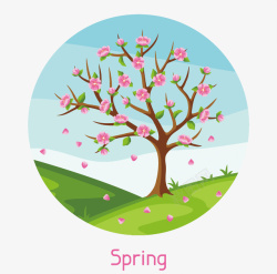树开花春天高清图片