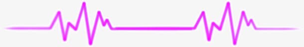 紫色心电图png免抠素材_新图网 https://ixintu.com 心电图 曲折 紫色
