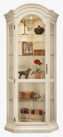 欧式展示柜设计欧式家具摆件柜高清图片
