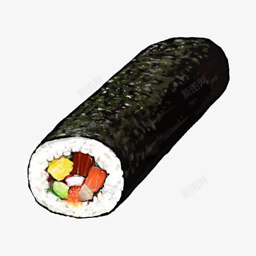 水彩寿司png免抠素材_新图网 https://ixintu.com 寿司插画 手绘寿司 料理 日系料理 紫菜包饭 美食