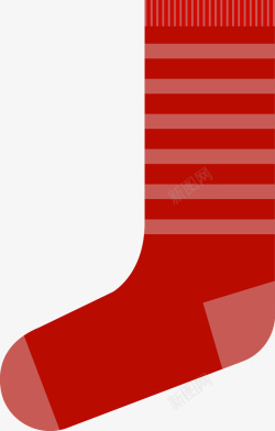 童装矢量款式图红色条纹线条袜子图高清图片