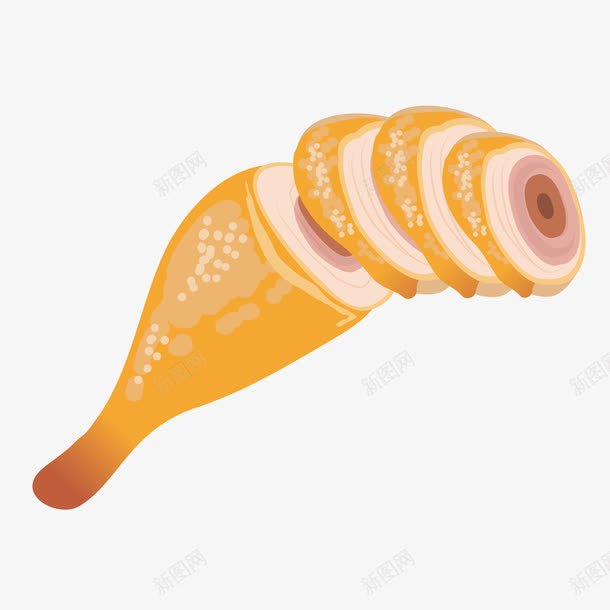 美味的鸡腿切片png免抠素材_新图网 https://ixintu.com 切片 美味 美食 餐饮海报素材 鸡腿 鸭腿