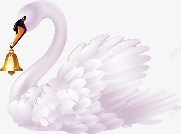 创意白天鹅png免抠素材_新图网 https://ixintu.com 保护 动物设计 大自然 天鹅 漂亮的鹅 白天鹅设计 精美