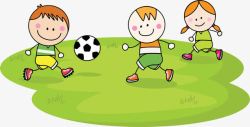 踢足球的孩子玩耍的小朋友高清图片