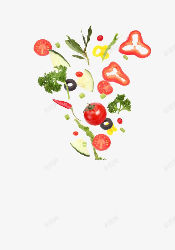 蔬菜碎片png免抠素材_新图网 https://ixintu.com 爱心蔬菜 碎片 素材 菜类图片 蔬菜
