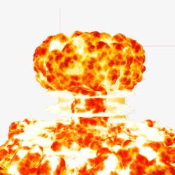 核弹爆炸蘑菇云自然景观高清图片