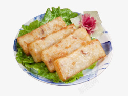 腊味萝卜糕传统特色美食潮汕菜头粿高清图片