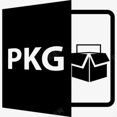 PKG的开放文件格式图标图标