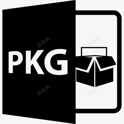 PKG的开放文件格式图标png_新图网 https://ixintu.com PKG PKGPKG文件 PKGextesnion 封装格式 打开文件 打开盒子 接口盒