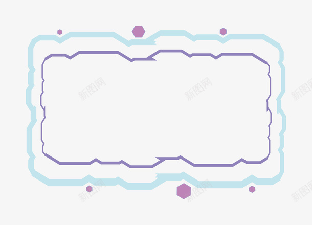 抽象线条装饰边框矢量图ai免抠素材_新图网 https://ixintu.com 几何 扁平几何 抽象 抽象几何 抽象花边 简约几何 花边边框 矢量图