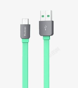 绿色面条绿色清新面条线USB充电器高清图片