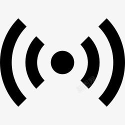 WiFi强度WiFi信号的符号图标高清图片