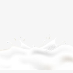 奶牛牛奶飞溅液态牛奶矢量图高清图片