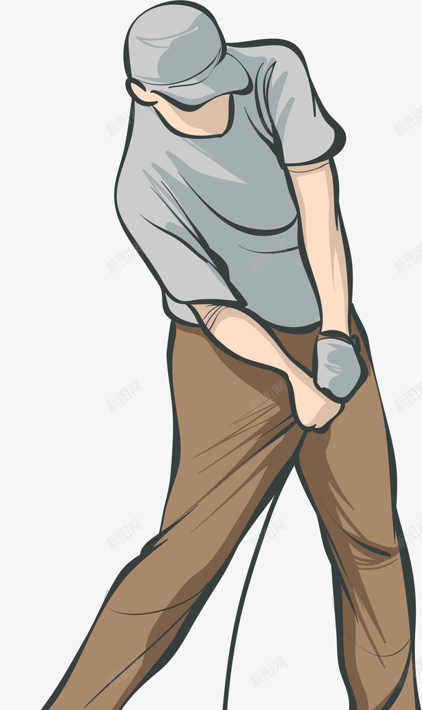 卡通高尔夫体育人物插画png免抠素材_新图网 https://ixintu.com 室内高尔夫 打高尔夫 高尔夫体育 高尔夫培训 高尔夫娱乐 高尔夫文化 高尔夫背景
