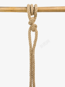 结实绳子黄色吊绳高清图片