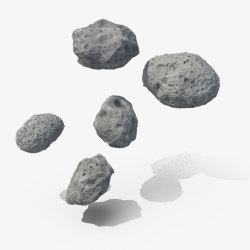 球粒陨石陨石石块高清图片