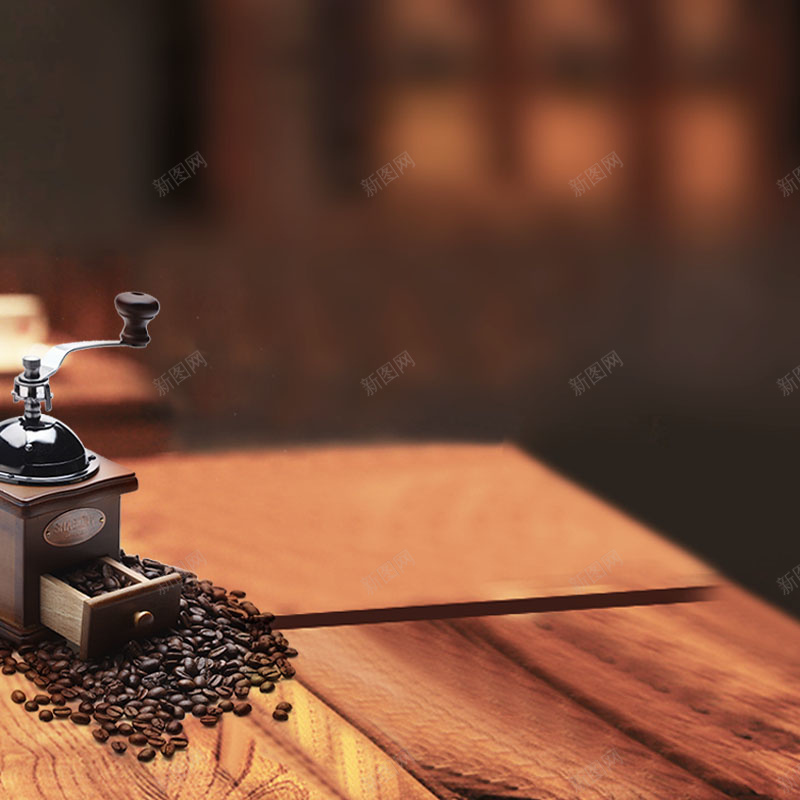 咖啡情怀背景psd设计背景_新图网 https://ixintu.com 主图 咖啡 咖啡机 文艺 清新 纹理 质感