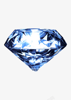蓝色钻石素材
