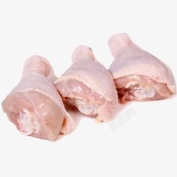 生鲜鸡肉琵琶腿高清图片
