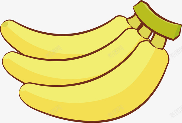 卡通香蕉png免抠素材_新图网 https://ixintu.com PNG图 PNG图下载 创意卡通 卡通 卡通插图 插图 水果插图 香蕉