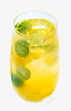 柠檬芒果黄桃芒果青桔饮品高清图片