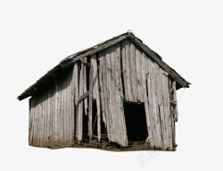 木板房子破旧木板老房子高清图片