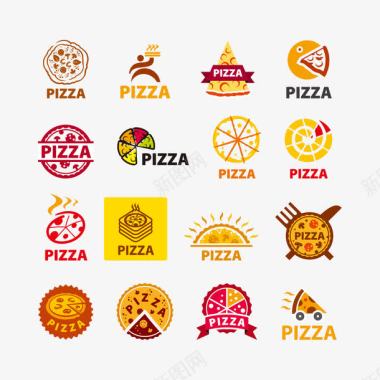 美食披萨LOGO标志图标图标
