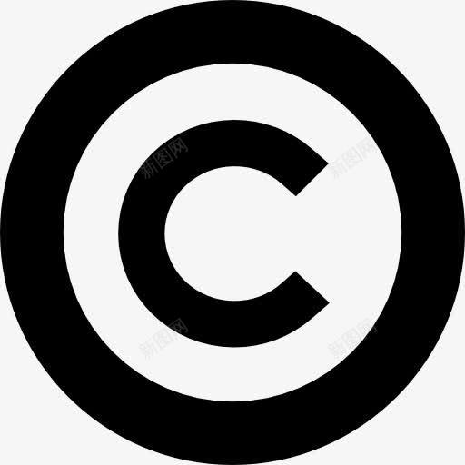 版权图标png_新图网 https://ixintu.com 商标 圆形 圆形状 字母C 按钮