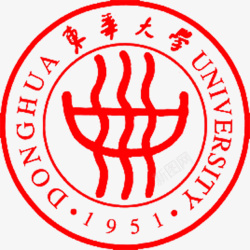 东华大学logo东华大学红色logo图标高清图片