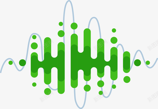 绿色渐变音乐图标UIpng_新图网 https://ixintu.com 图标UI设计 声音 按钮 播放 文体 渐变图标 绿色渐变音乐图标 音乐 音乐小图标
