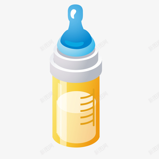 创意奶瓶png免抠素材_新图网 https://ixintu.com 冲泡奶粉 卡通 奶瓶设计 婴儿 母婴产品